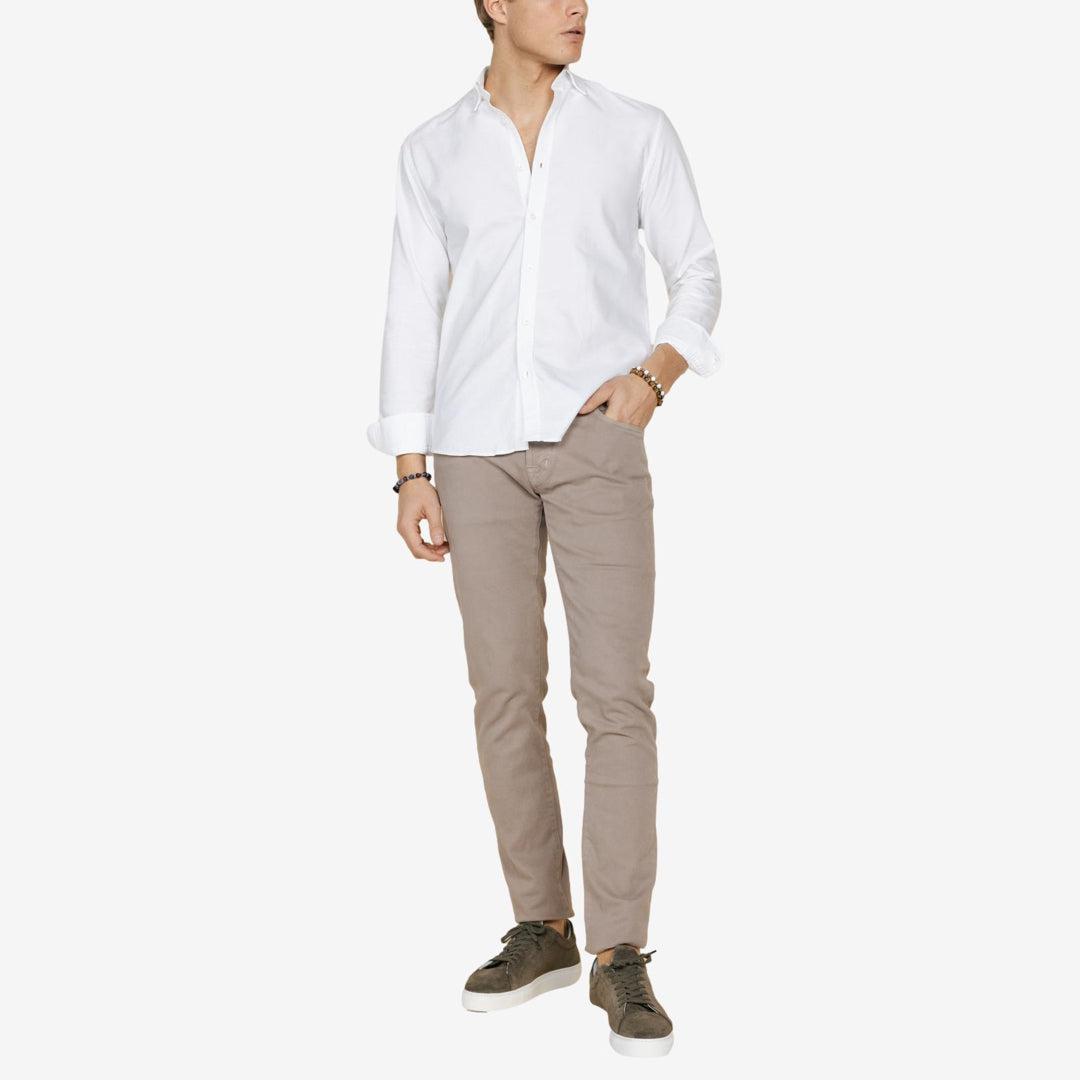 Oxford Shirt White-Skjorte-The Gilli-Phrase