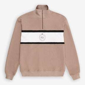 Parella Loose Half Zip Sweater Beige