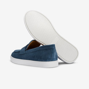Penny Sneaker Suede Jeans Blue