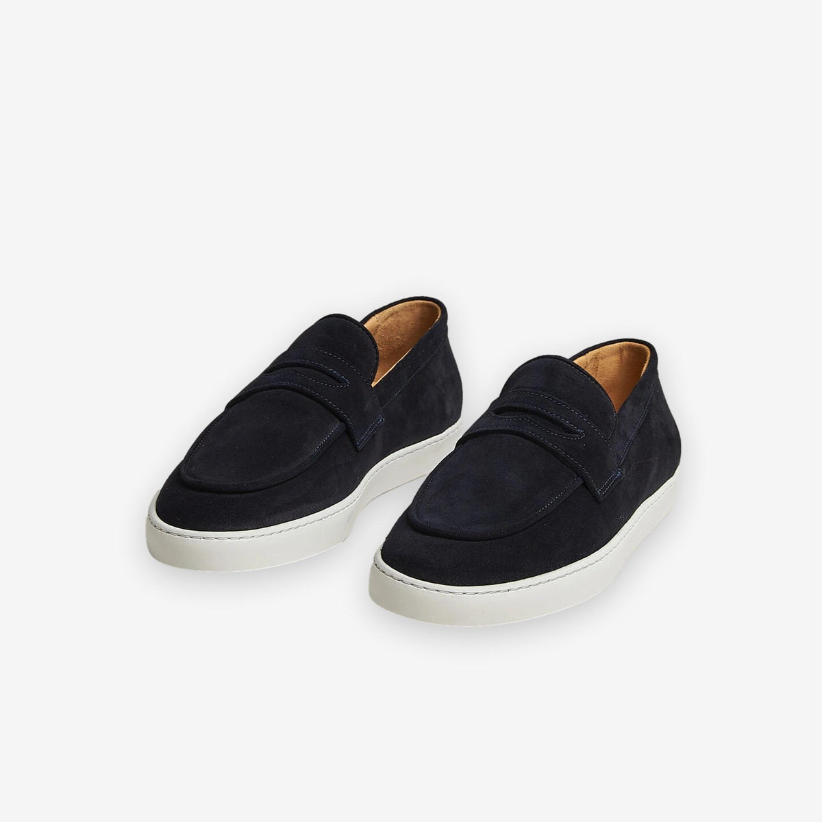Penny Sneaker Suede Navy