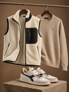 Antrekk: Fleecevest, merinogenser & sneakers