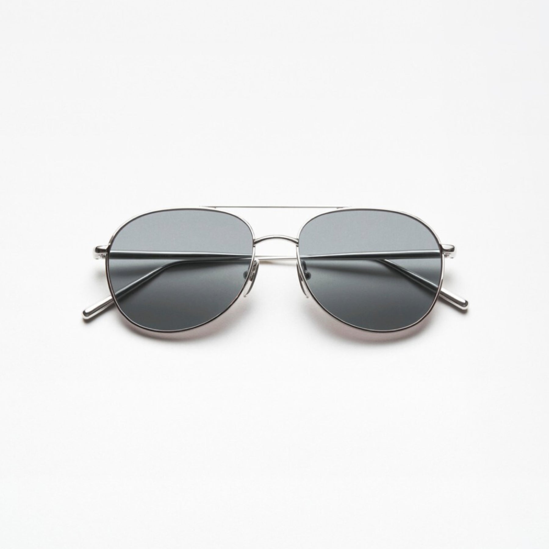 Pilot Sunglasses Silver Grey