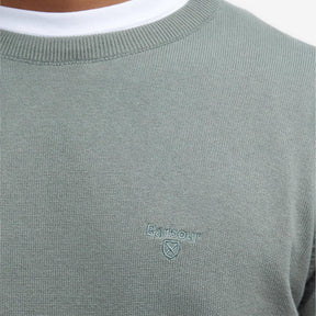 Pima Cotton Crewneck Sweater Green