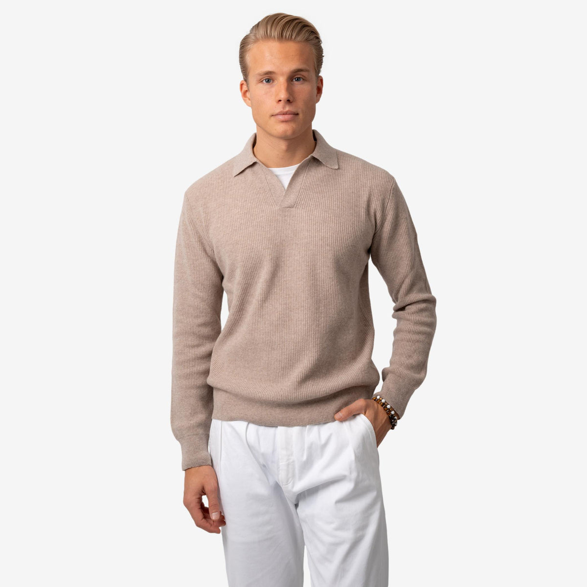 Polo Ragland Knit Sand