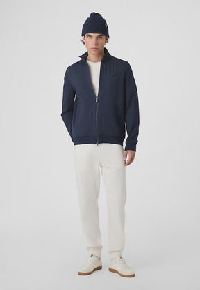 Brera Pinstriped Track Jacket Blue
