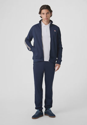 Biella Pique Track Jacket Blue