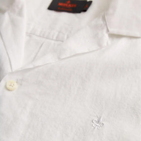 Resort Linen Short Sleeve Shirt White