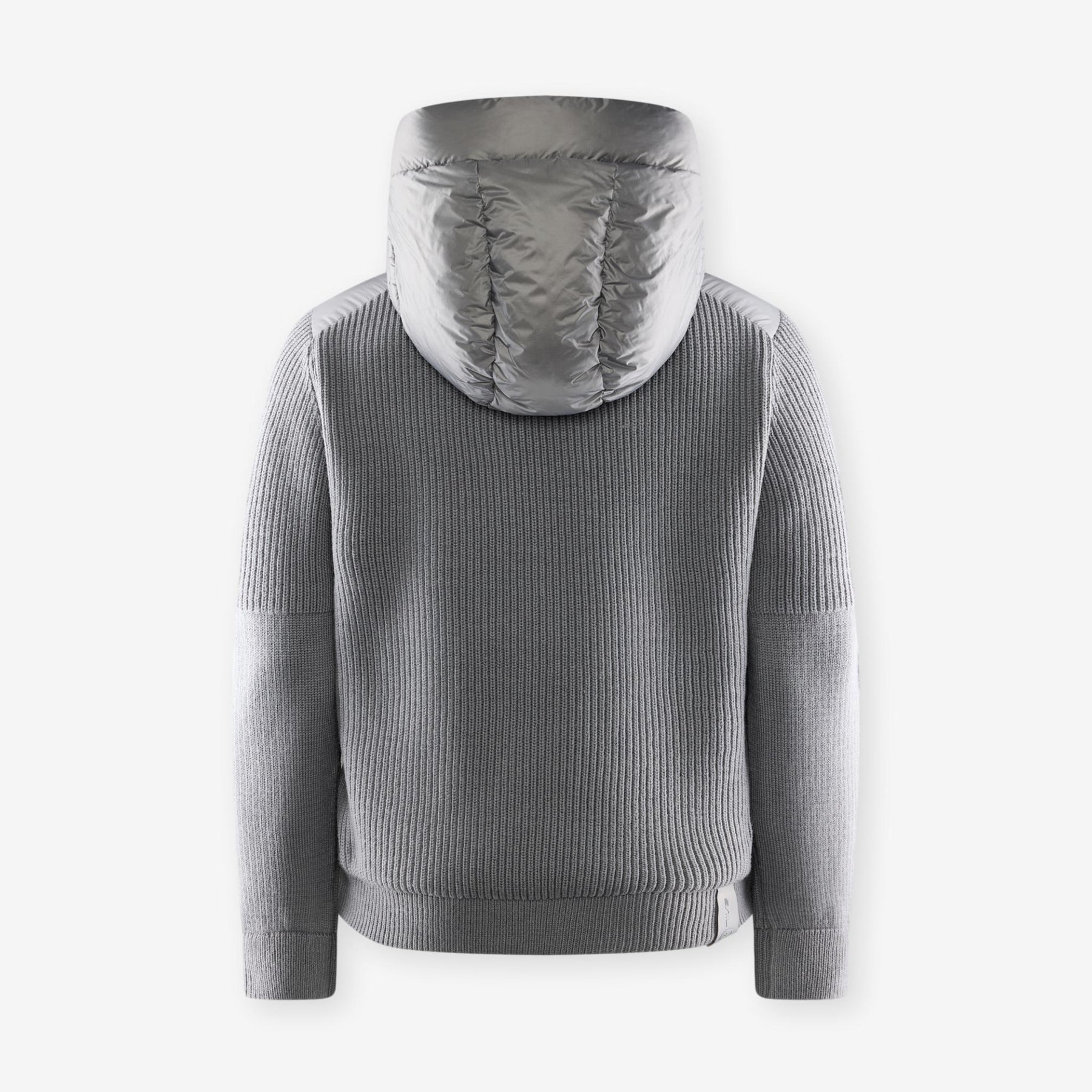 Ridge Knitted Hybrid Jacket Magnesium