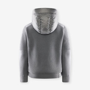 Ridge Knitted Hybrid Jacket Magnesium
