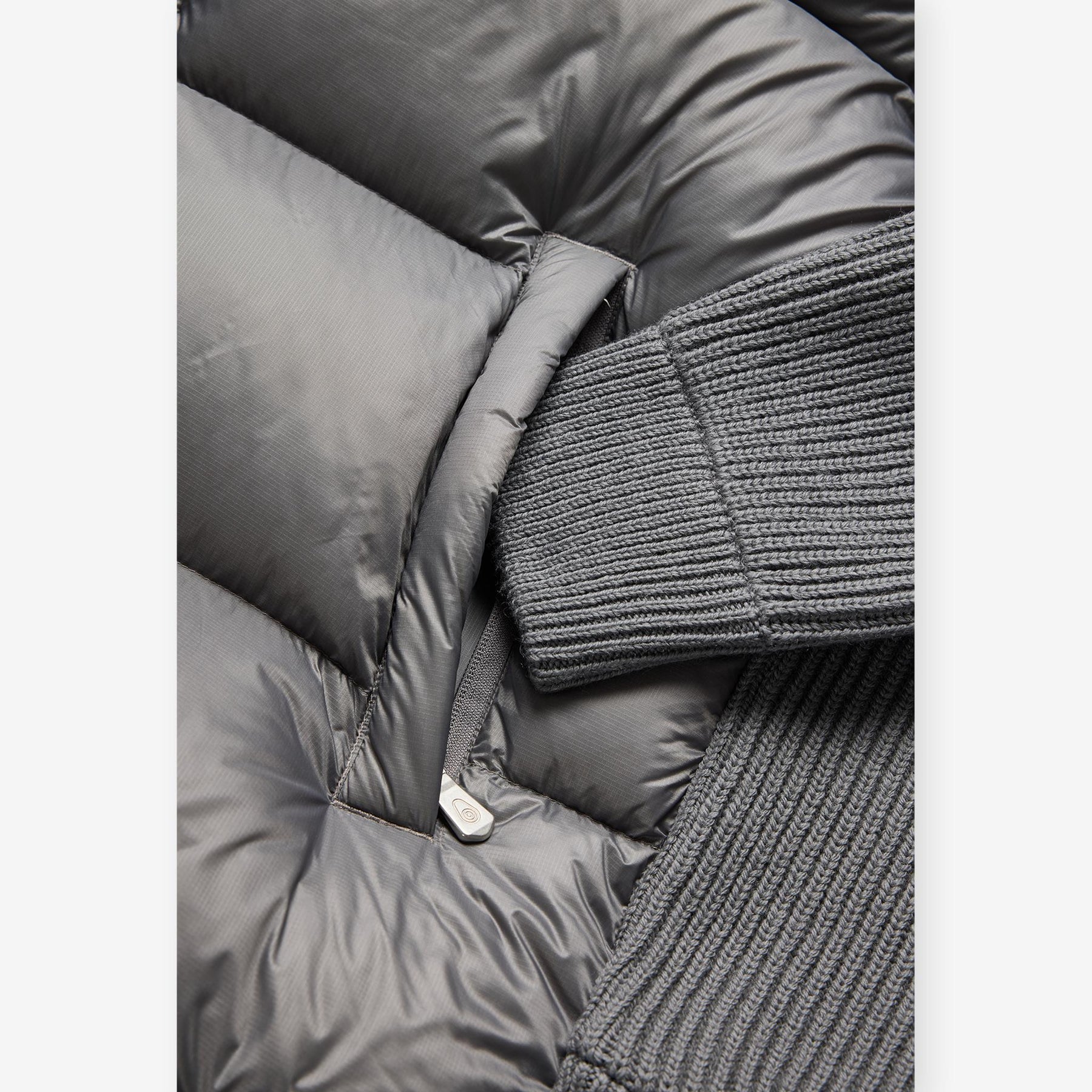Ridge Knitted Hybrid Jacket Magnesium