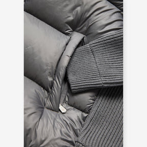 Ridge Knitted Hybrid Jacket Magnesium