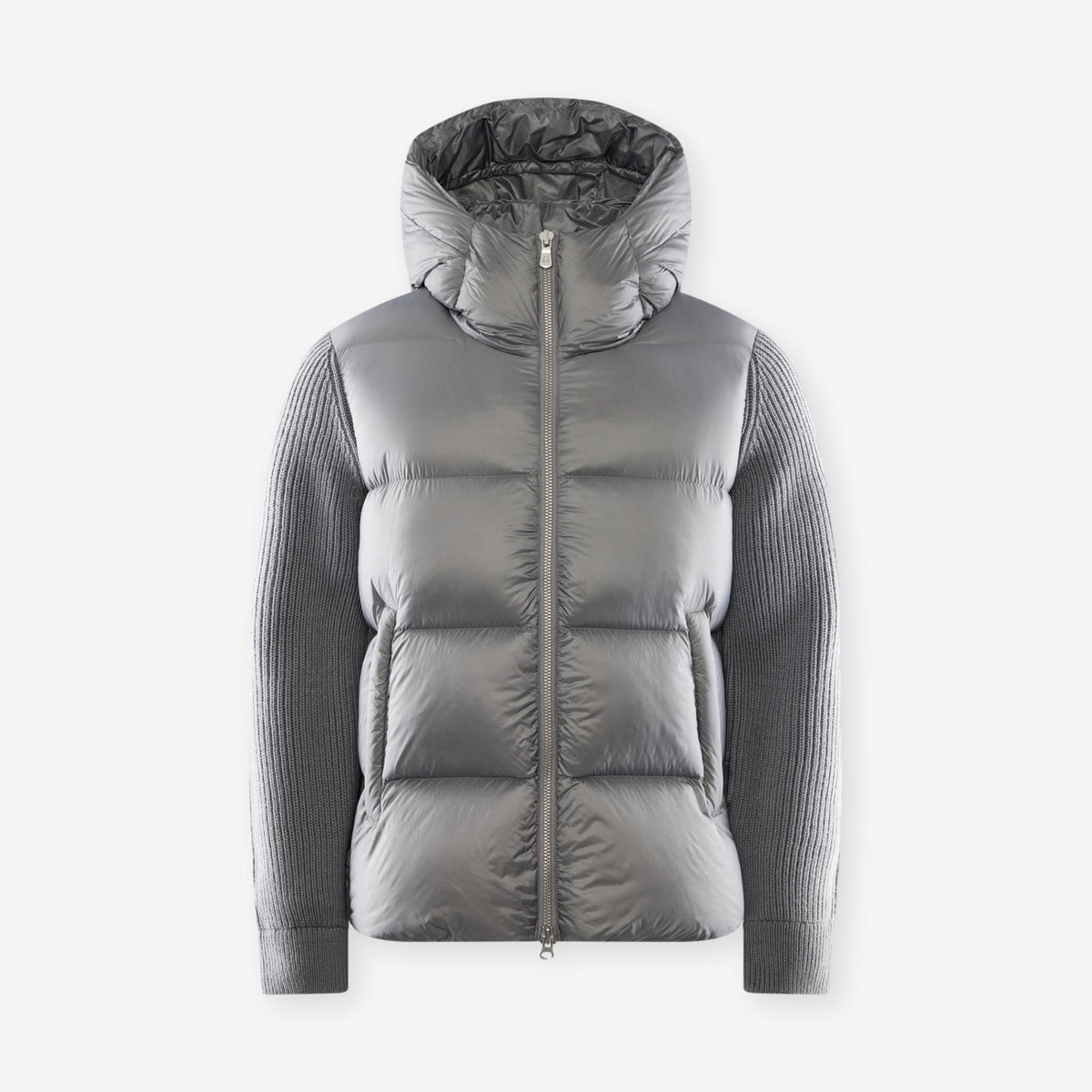 Ridge Knitted Hybrid Jacket Magnesium