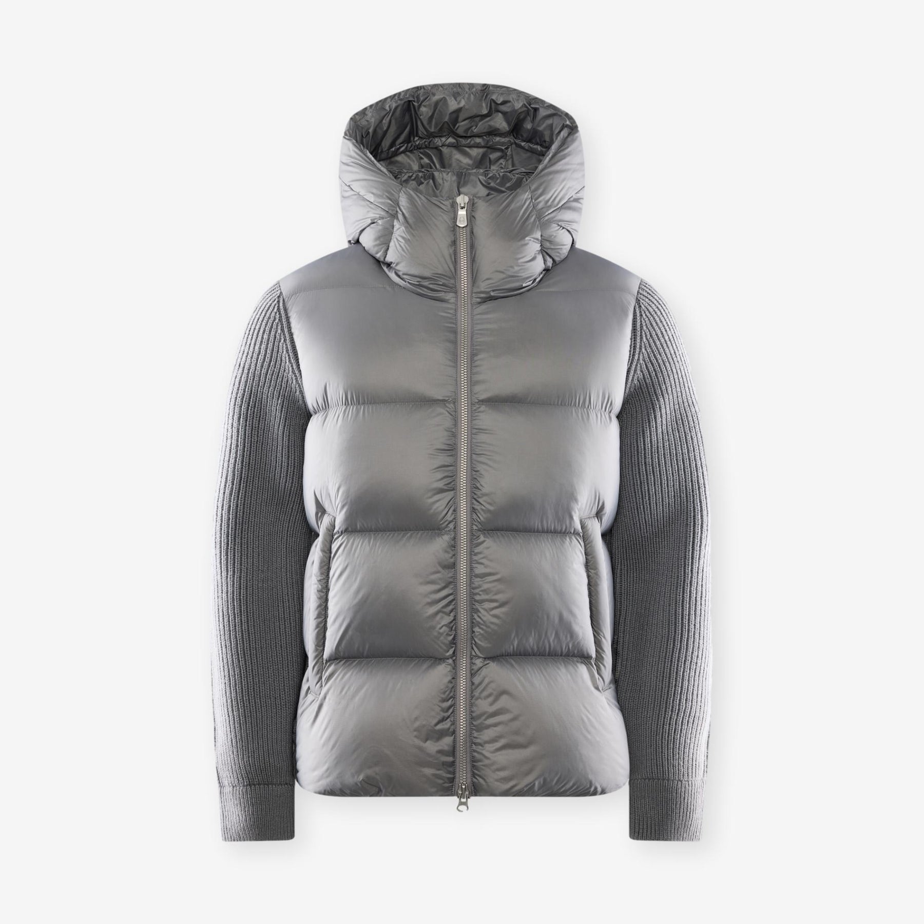Ridge Knitted Hybrid Jacket Magnesium