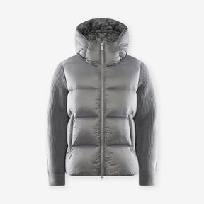 Ridge Knitted Hybrid Jacket Magnesium