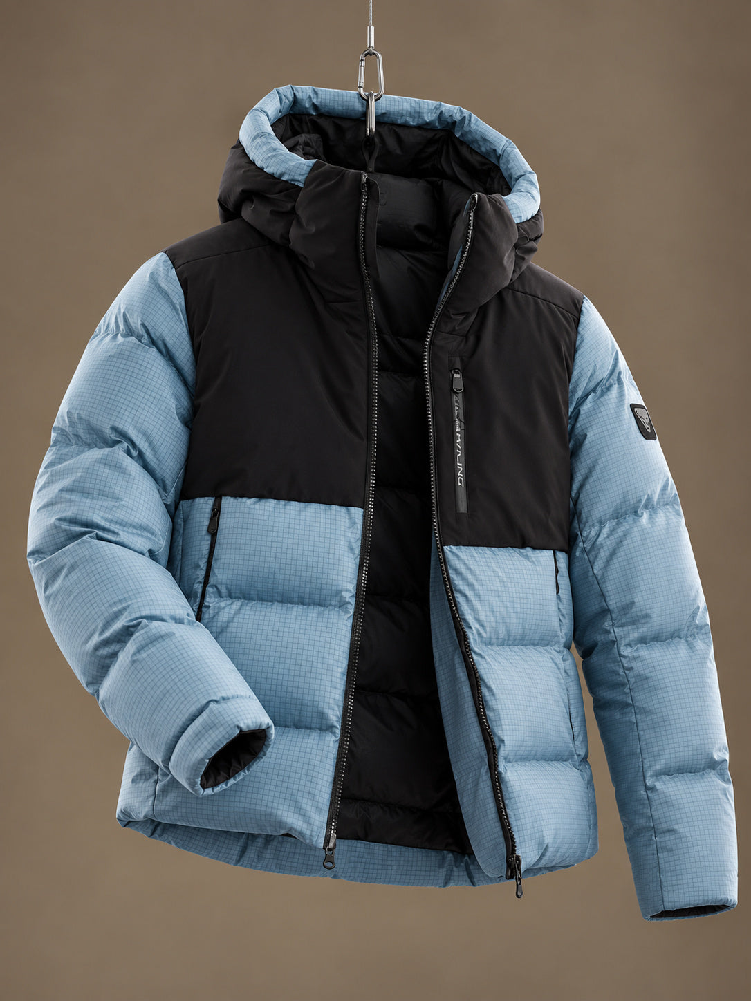 Polar Down Hood Aurora Blue
