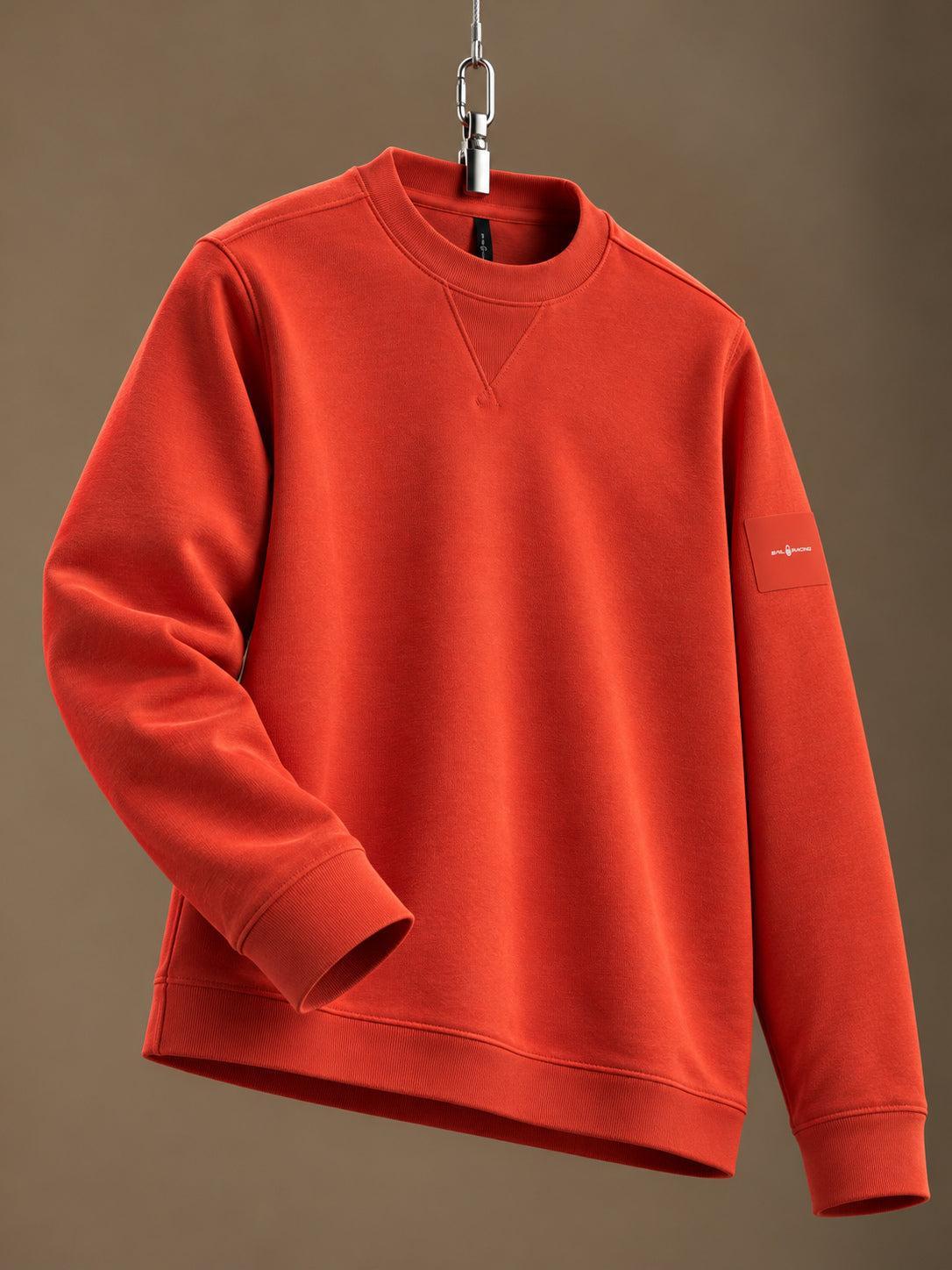 Wind Crewneck Sweater Light Red