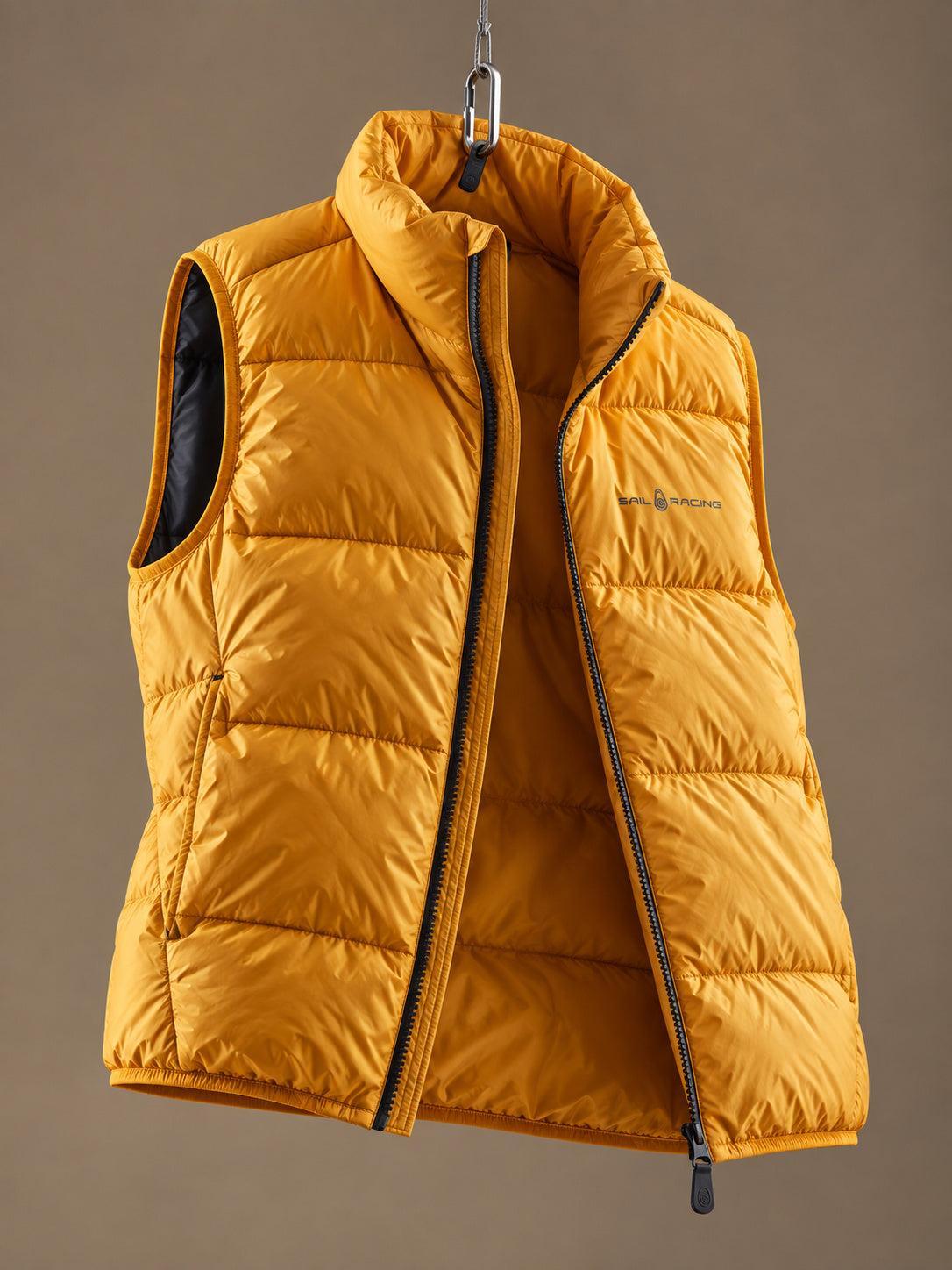 Cloud Down Vest Sunset Orange