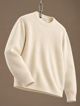 Iq Cotton Crewneck Sweater Offwhite