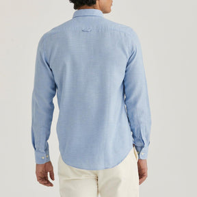 Soft Check Flannel Shirt Blue-Skjorte-Morris Stockholm-Phrase