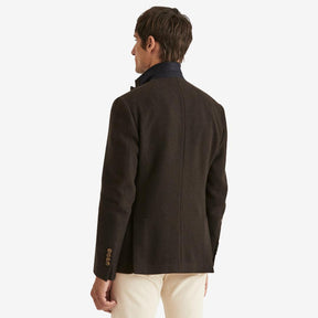 Soft Lambswool Jacket Brown