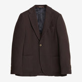 Soft Lambswool Jacket Brown