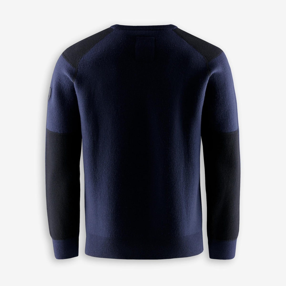 Spine Knitted Merino Crewneck Dark Navy