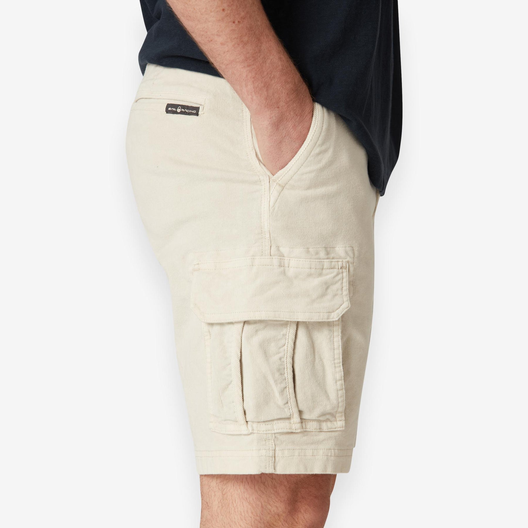 Grinder Corduroy Cargo Shorts Sand