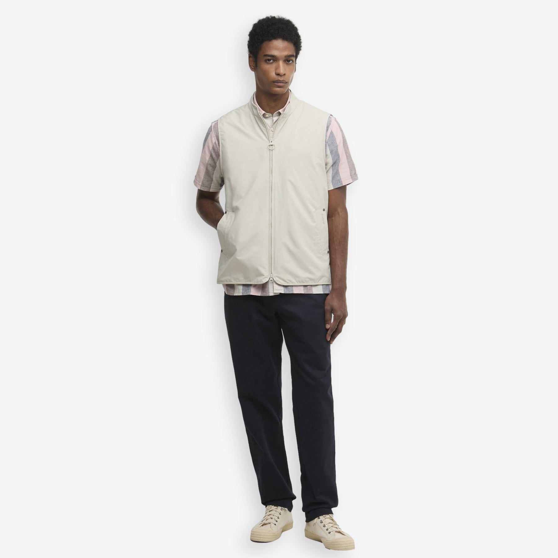 Stonedale Lightweight Vest Light Grey