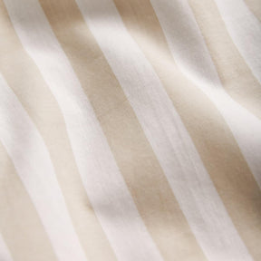 Summer Light Weight Stripe Shirt Khaki