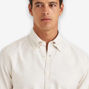 Twill Flannel Shirt Offwhite-Morris Stockholm-Phrase
