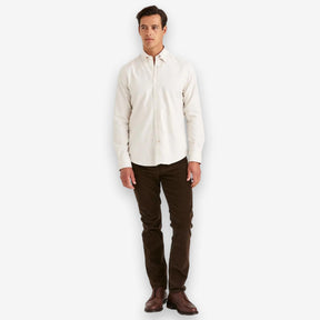 Twill Flannel Shirt Offwhite-Morris Stockholm-Phrase