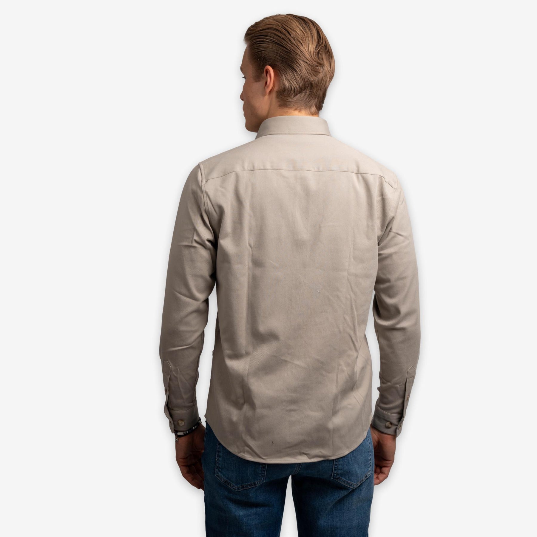 Twill Overshirt Sand