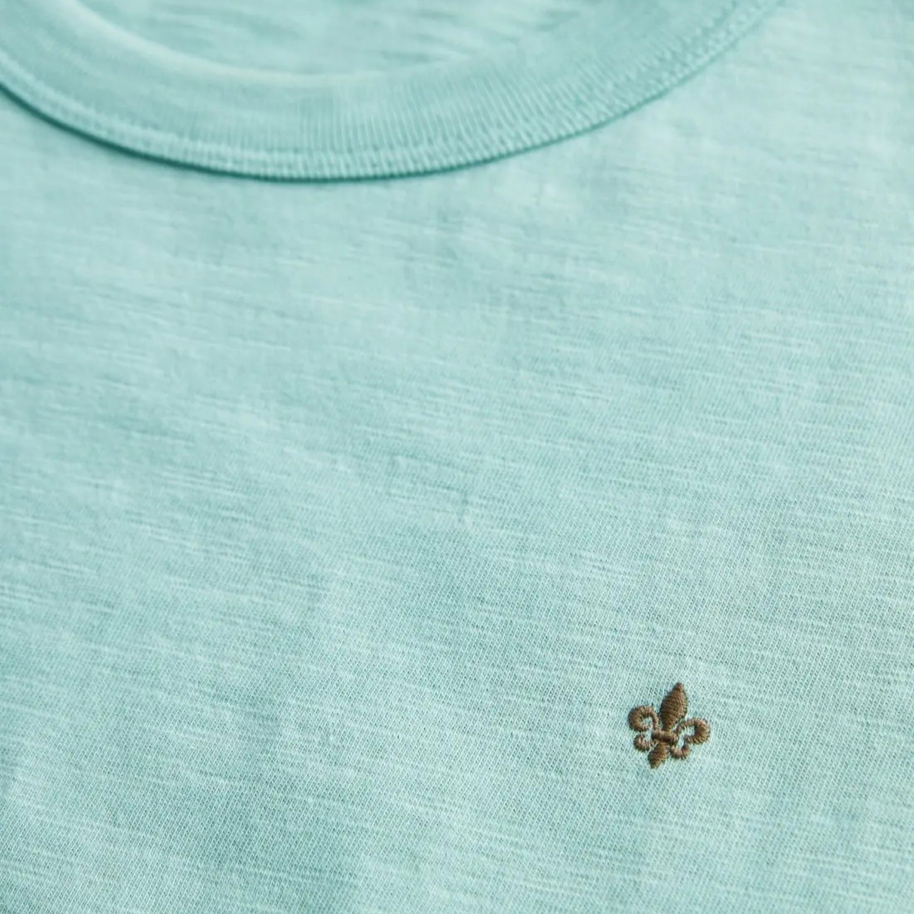 Watson Slub T-Shirt Offwhite Green