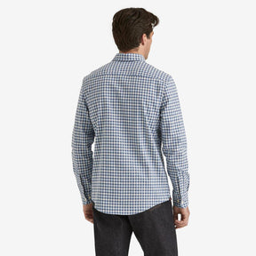 Watts Flannel Check Shirt Blue