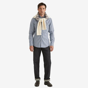 Watts Flannel Check Shirt Blue