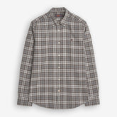 Watts Flannel Check Shirt Grey