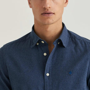 Watts Flannel Shirt Blue-Skjorte-Morris Stockholm-Phrase
