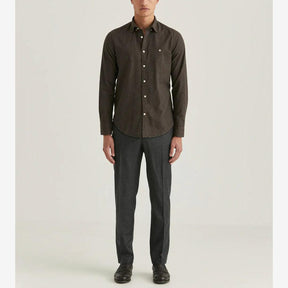 Watts Flannel Shirt Brown-Skjorte-Morris Stockholm-Phrase