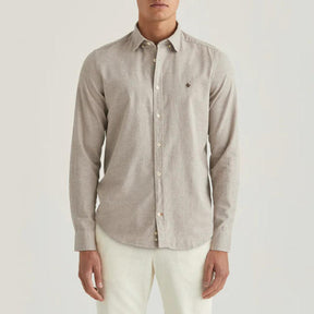 Watts Flannel Shirt Khaki-Skjorte-Morris Stockholm-Phrase
