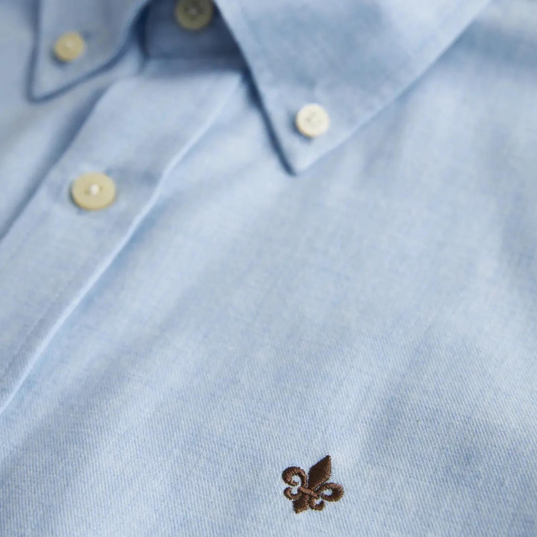Watts Flannel Shirt Light Blue