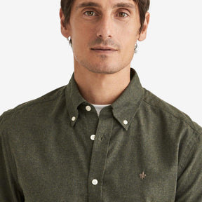 Watts Flannel Shirt Olive