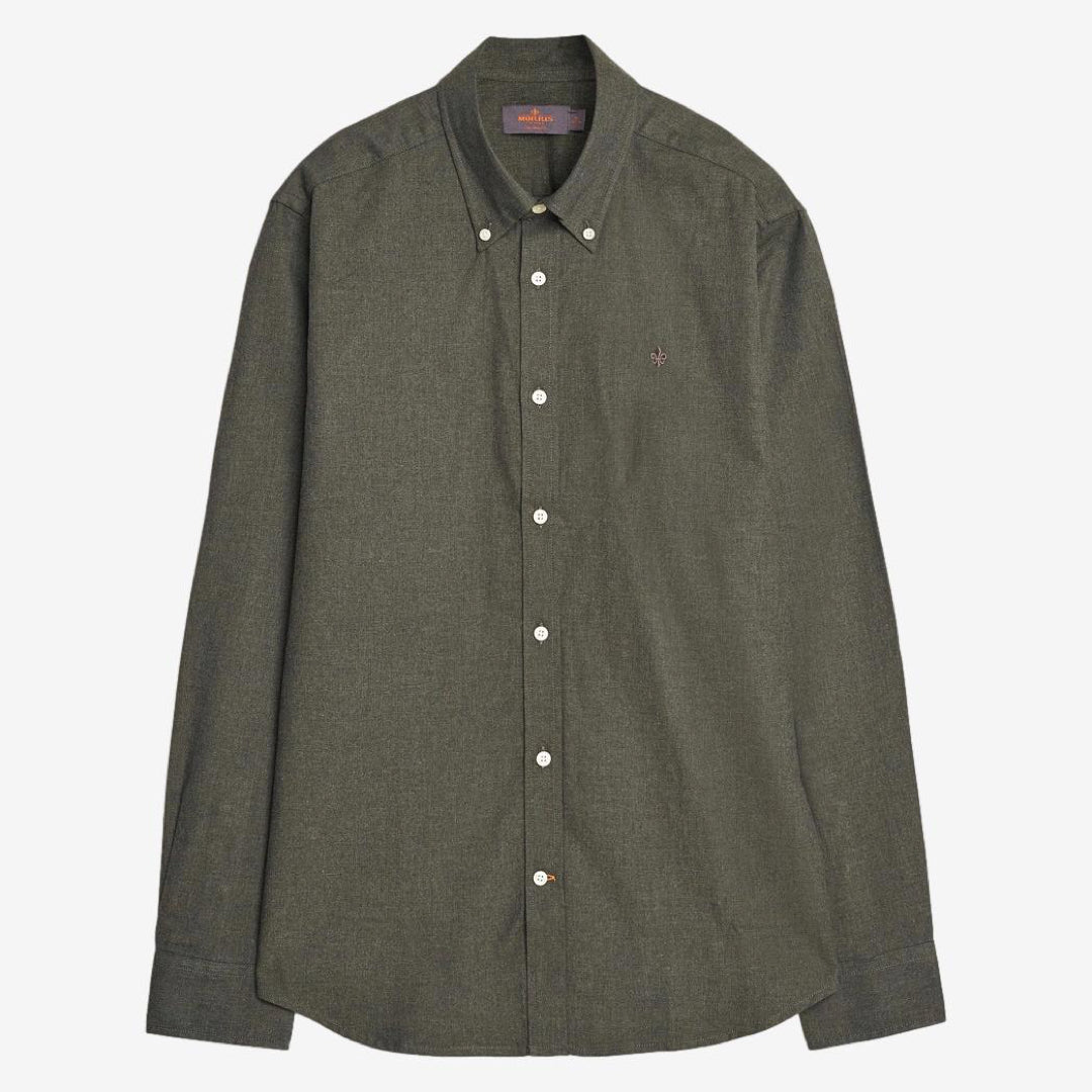 Watts Flannel Shirt Olive