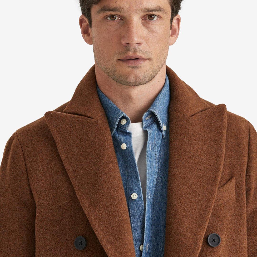 William DB Coat Camel