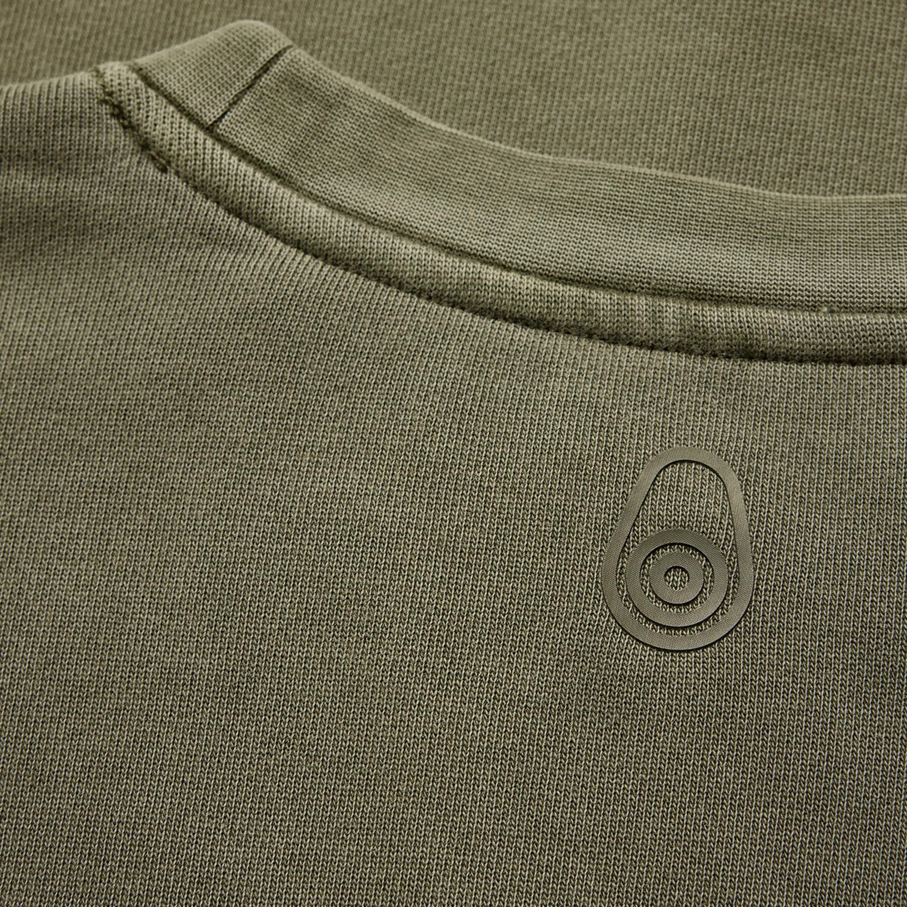 Wind Pigment Dyed Crewneck Sweater Green