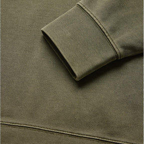 Wind Pigment Dyed Crewneck Sweater Green