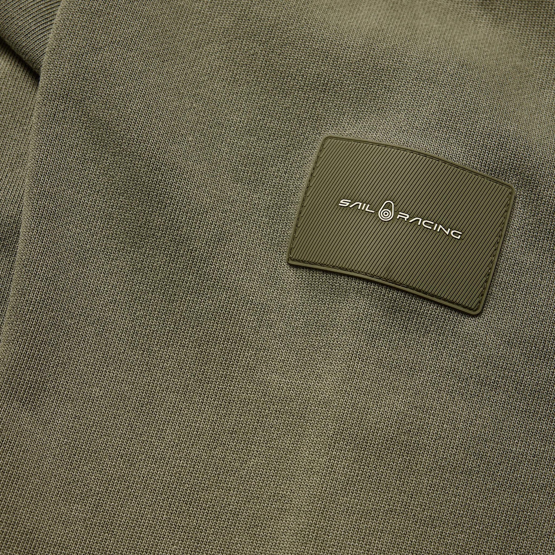 Wind Pigment Dyed Crewneck Sweater Green